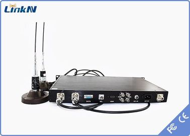 険しい軍のVehicle-mounted COFDMの受信機HDMI SDIの高い安全AES256 Encrytpion二重アンテナ低い遅れ