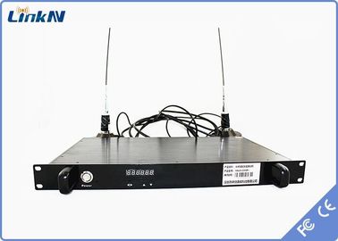 1U Vehicle-mounted COFDMのビデオ受信機HDMI SDI CVBS AES256の暗号化の低い潜伏