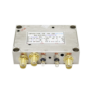 ビデオ リンク無人機Uav 200 - 2700mhz 24 - 35vdcのための20w Pa Cofdmの電力増幅器