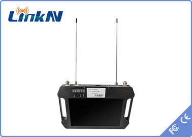 電池及びLCD表示の二重アンテナAES256 3-32Mbpsデータ転送速度の険しい携帯用COFDMのビデオ受信機FHD
