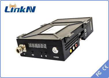 Manpackのビデオ送信機COFDM HDMI及び電池式CVBSの高い安全性AES256の暗号化の低い潜伏