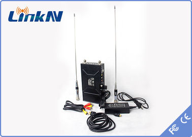 戦術的なHDのビデオ送信機1-3KM Manpack HDMI CVBS AES256の暗号化の対面通話装置