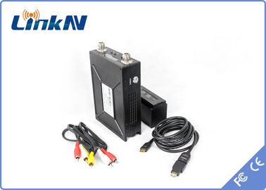 長期電池式の警察のビデオ送信機COFDM QPSK HDMI及びCVBS H.264の低い遅れAES256