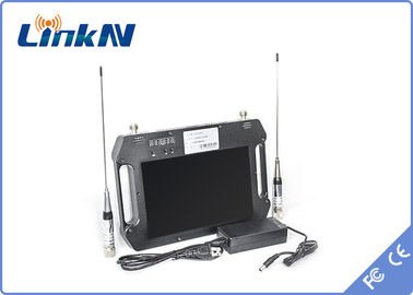 10.1の」表示および電池との携帯用無線ビデオ受信機FHD CVBS COFDM QPSK H.264