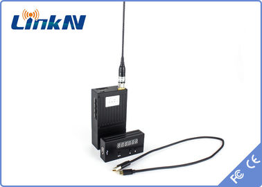 警察の電池式小型ビデオ送信機COFDMの低い遅れH.264の高い安全性AES256の暗号化