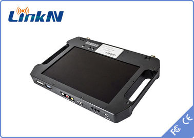 憲兵電池式表示との手持ち型COFDMのビデオ受信機AES256の暗号化FHD H.264