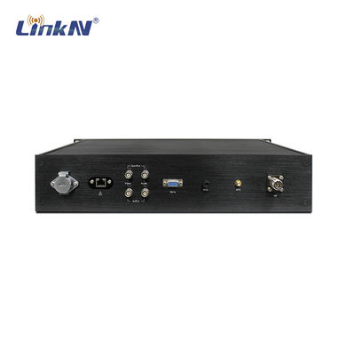 カスタマイズ可能な憲兵20Wの高い発電2Uラックマウント式COFDMのビデオ送信機HDMI/SDI CVBS AES256 300-2700MHz