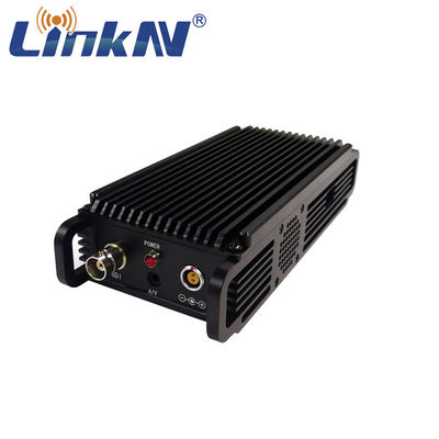 1-1.5km SDIのビデオ送信機FHD COFDM調節H.264低い遅れの高い安全性AES256の暗号化