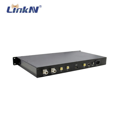 警察HDMIの入力との1Uによって車耐えられるIPの網のラジオ4W力4GマイクロSIM GPS/BD PPT WiFi AES256の暗号化