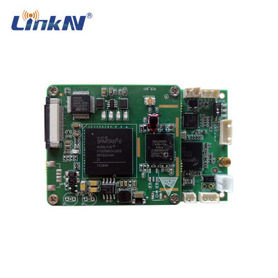 小型COFDM QPSKのビデオ送信機OEM板モジュールFHD SDI CVBS 200-2700MHzの低い遅れAES256