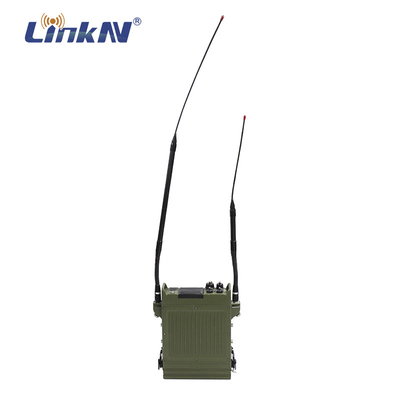 PDT/DMRの軍の携帯ラジオ50-70km MIL-STD-810 VHF UHFデュアル バンド15W 25W