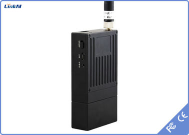 刑事の電池式小型ビデオ送信機COFDMの低い遅れH.264の高い安全性AES256の暗号化