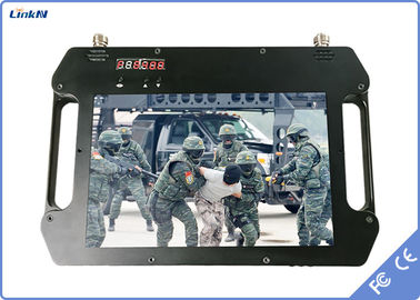 COFDM受信機 FHD バッテリー&amp;カラーディスプレイ 高感度ダブルアンテナ AES256 DC 12V
