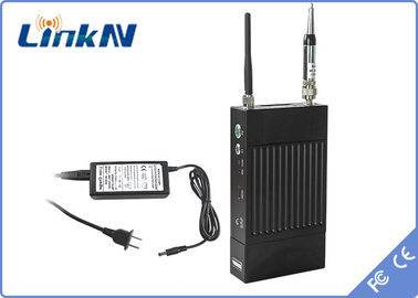 警察の電池式無線ビデオ送信機COFDM調節高い安全性AES256の暗号化