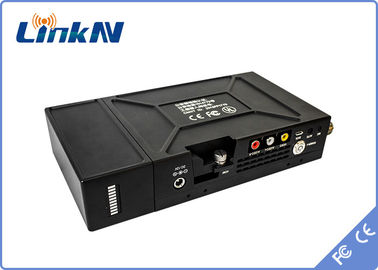 軍FHDのビデオ送信機HDMI CVBS COFDM調節高い安全性AES256の暗号化の低い遅れ