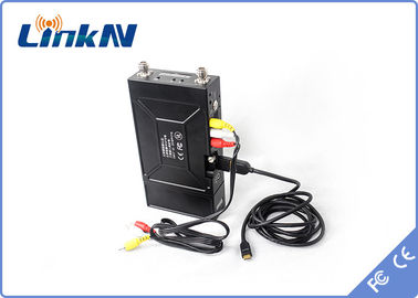 1U戦術的なVehicle-mountedビデオ受信機COFDM HDMI SDI CVBSの二重アンテナ低い潜伏
