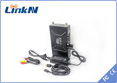 軍FHDのビデオ送信機HDMI CVBS COFDM調節高い安全性AES256の暗号化の低い遅れ