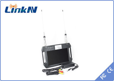 COFDM受信機 FHD バッテリー&amp;カラーディスプレイ 高感度ダブルアンテナ AES256 DC 12V
