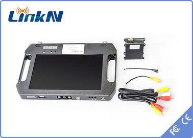 COFDM受信機 FHD バッテリー&amp;カラーディスプレイ 高感度ダブルアンテナ AES256 DC 12V