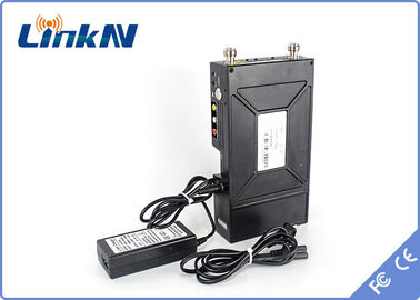 LKAV1506 軍用マンパック COFDM 無線デジタルビデオシステム FHD HDMI &amp; CVBS H.264 AES256暗号化