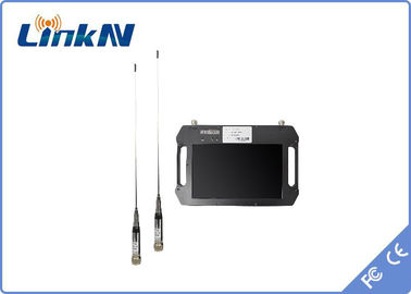 表示および電池との携帯用ビデオ受信機COFDM QPSK AESの暗号化