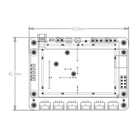 LKAV6614 軽量 OEM メインボード 5km UAV PCBA ビデオデータリンク モジュール