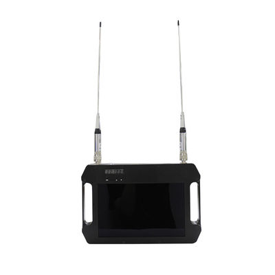 COFDM受信機 FHD バッテリー&amp;カラーディスプレイ 高感度ダブルアンテナ AES256 DC 12V