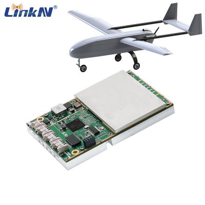 LKAV6306 15km 軍用IPモジュール 4W パワー 350MHz-4GHz UAVビデオデータリンク