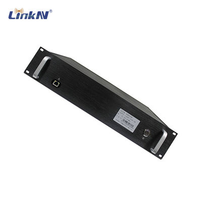 LKAV1707 軍警 43dBm 高電力 2U COFDM ビデオトランスミッター HDMI/SDI CVBS AES256 300-2700MHz 調整可能