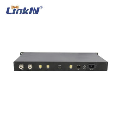 LKAV3307 軍用無線通信 1U ラックマウント 4W MIMO FHSS アウトドア IP MESHラジオ