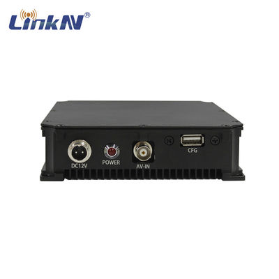 UGV無線アナログNTSC PALのビデオ送信機COFDM QPSK AESの暗号化の低い遅れ300-2700MHz