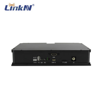 警察UGV無線ビデオ システムCVBS NTSC PAL HDMI COFDM QPSK AES256暗号化の低い遅れ