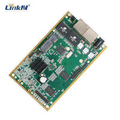 戦術的な網のラジオOEMモジュール2.4GHz 1W MIMO AES256の暗号化96Mbpsの小型サイズのライト級選手