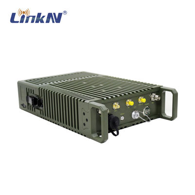 戦術的なCOFDM IPの網の電池との無線の高いデータ転送速度82Mbps 10W力AES256 Enrcyption