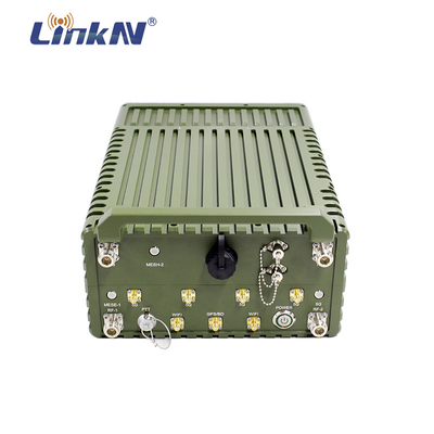 580MHz 1.4GHz IPの網の無線装置戦術的なデュアル バンドAES暗号化DC 24V